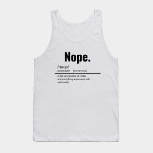 Nope Tank Top